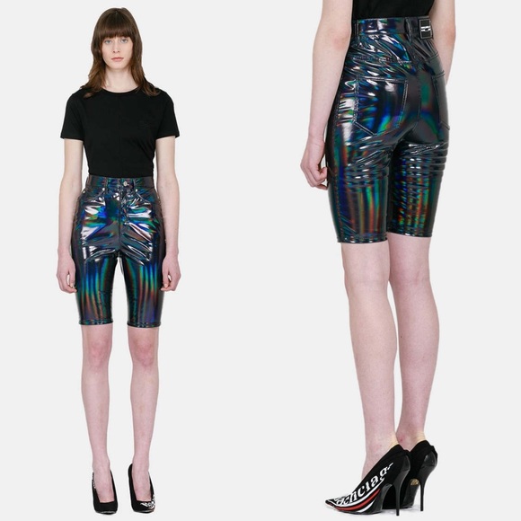 we11done | NWT SS 2020 Dark Holoshine Shorts Medium - Picture 13 of 13